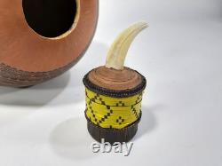 Old Vintage Massim Lime Betel Gourd Trobriand Papua New Guinea PNG Pacific