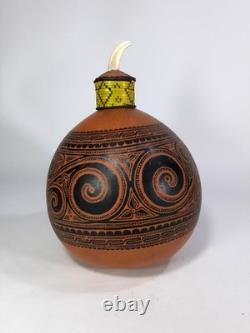 Old Vintage Massim Lime Betel Gourd Trobriand Papua New Guinea PNG Pacific