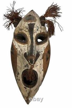 Old Vintage Sepik River Spirit Mask Oceanic Tribal Art PNG Papua New Guinea