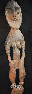 Orig $399- Papua New Guinea Wood Kwoma Nogwi Figure 1900s 36 Prov 5 Day