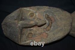 Orig $399- Papua New Guinea Wood Kwoma Nogwi Figure 1900s 36 Prov 5 Day