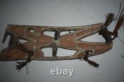 Orig $399-papua New Guinea Asmat War Canoe Prow 1900s 20 Prov
