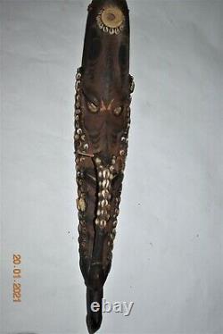 Orig $749 Papua New Guinea Mask, Shells, Teeth 24 Prov