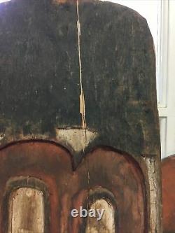 Original Carved Handheld Ceremonial Shields Papua New Guinea Asmat Tribe