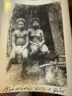 Original Woodlark Island Papua New Guinea Photo U. S. Navy Owen Bragg c1910s Mom