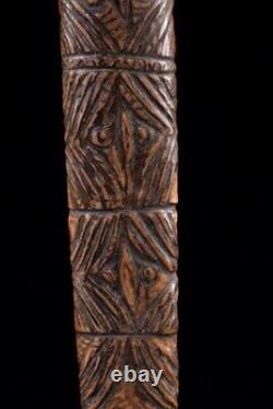 Os sculpté, carved tool, oceanic art, primitive art, Papua New guinea