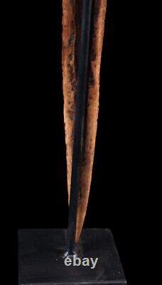 Os sculpté, carved tool, oceanic art, primitive art, Papua New guinea