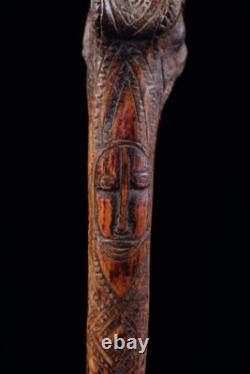 Os sculpté, oceanic art, Papua New guinea, tribal art, sculpture Oceania, 38 cm