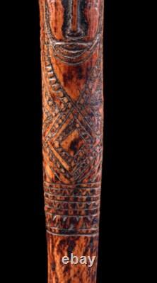 Os sculpté, oceanic art, Papua New guinea, tribal art, sculpture Oceania, 38 cm