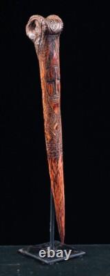 Os sculpté, oceanic art, Papua New guinea, tribal art, sculpture Oceania, 38 cm