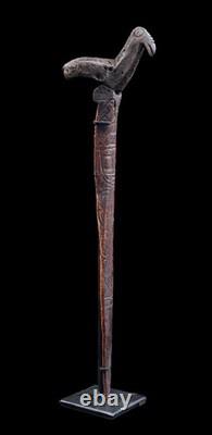 Os sculpté, oceanic art, tribal art, Oceania, Papua New Guinea, 36,5 cm