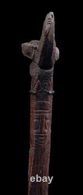 Os sculpté, oceanic art, tribal art, Oceania, Papua New Guinea, 36,5 cm