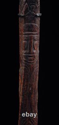 Os sculpté, oceanic art, tribal art, Oceania, Papua New Guinea, 36,5 cm