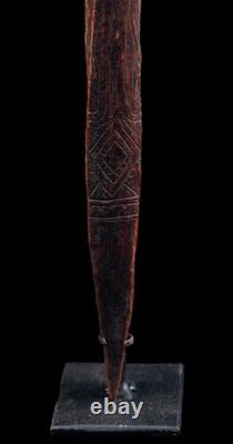 Os sculpté, oceanic art, tribal art, Oceania, Papua New Guinea, 36,5 cm