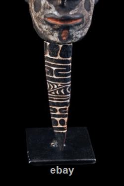 Os sculpté, overmodeled bone, oceanic art, Papua New guinea, tribal art, 21 cm