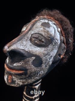 Os sculpté, overmodeled bone, oceanic art, Papua New guinea, tribal art, 21 cm