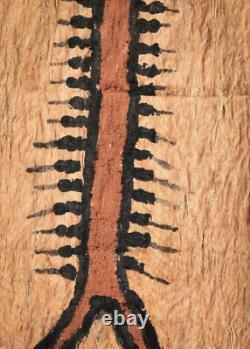 PAINTED TAPA CLOAK, Eastern Highlands, Papua New Guinea