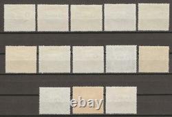 PAPUA 1931/32 SG O55/O66 + O66a MINT
