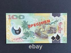 PAPUA NEW GUINEA 100 KINA SPECIMEN 2007 Prefix AA P33s 1 pc UNC (Lot #213)