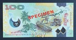 PAPUA NEW GUINEA 100 KINA SPECIMEN 2012 x10 Prefix AA P46s UNC (Lot #215)