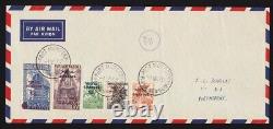 PAPUA NEW GUINEA 1960 RARE Postal Charges 6d on 7½d on cover VERY RARE