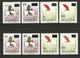 PAPUA NEW GUINEA 1995 SG 755 + 755b + 756 + 756B + 757 + 757b + 758 + 758b MNH