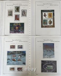 PAPUA NEW GUINEA 2010 complete run of basic issues, NH MINT. Cat £500+