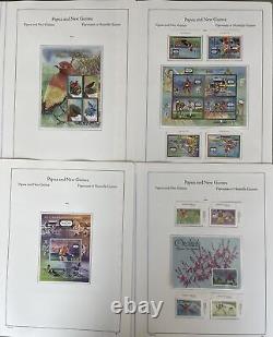 PAPUA NEW GUINEA 2010 complete run of basic issues, NH MINT. Cat £500+