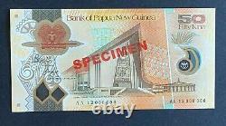 PAPUA NEW GUINEA 50 KINA SPECIMEN 2012 Prefix AA P32s UNC (Lot #211)