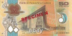 PAPUA NEW GUINEA 50 Kina Specimen P32s 2012 UNC