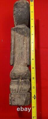 PAPUA NEW GUINEA AUTHENTIC Ancestor statue/ TOTEM 13 x 4