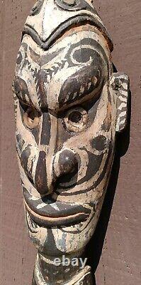 PAPUA NEW GUINEA AUTHENTIC Ancestor statue/ TOTEM 13 x 5 x 2