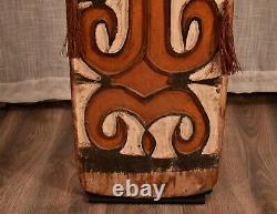 PAPUA NEW GUINEA Antique Original Vintage Asmat Oceanic Tribal Sculpture Shield