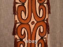 PAPUA NEW GUINEA Antique Original Vintage Asmat Oceanic Tribal Sculpture Shield