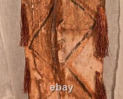 PAPUA NEW GUINEA Antique Original Vintage Asmat Oceanic Tribal Sculpture Shield