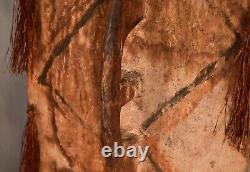 PAPUA NEW GUINEA Antique Original Vintage Asmat Oceanic Tribal Sculpture Shield