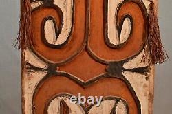 PAPUA NEW GUINEA Antique Original Vintage Asmat Oceanic Tribal Sculpture Shield