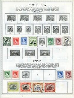 PAPUA/NEW GUINEA-Collection of 715 stamps and souvenir sheets mounted on pages