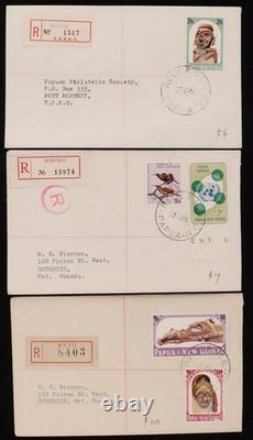 PAPUA NEW GUINEA Covers pre-decimal collection to early 1966 Scarce rare items
