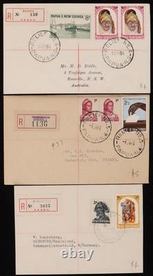PAPUA NEW GUINEA Covers pre-decimal collection to early 1966 Scarce rare items