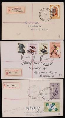 PAPUA NEW GUINEA Covers pre-decimal collection to early 1966 Scarce rare items