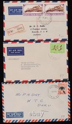 PAPUA NEW GUINEA Covers pre-decimal collection to early 1966 Scarce rare items