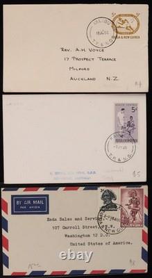 PAPUA NEW GUINEA Covers pre-decimal collection to early 1966 Scarce rare items