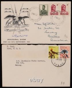 PAPUA NEW GUINEA Covers pre-decimal collection to early 1966 Scarce rare items