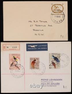 PAPUA NEW GUINEA Covers pre-decimal collection to early 1966 Scarce rare items