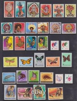 PAPUA NEW GUINEA HUGE COLLECTION of 1,400+ stamps MINT UNHINGED (CV $2,000+)