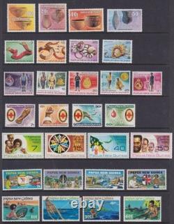 PAPUA NEW GUINEA HUGE COLLECTION of 1,400+ stamps MINT UNHINGED (CV $2,000+)