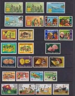 PAPUA NEW GUINEA HUGE COLLECTION of 1,400+ stamps MINT UNHINGED (CV $2,000+)