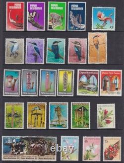 PAPUA NEW GUINEA HUGE COLLECTION of 1,400+ stamps MINT UNHINGED (CV $2,000+)