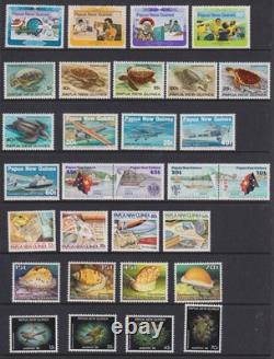 PAPUA NEW GUINEA HUGE COLLECTION of 1,400+ stamps MINT UNHINGED (CV $2,000+)